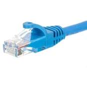 Patchcord RJ45, lita prevleka, kat. 6 UTP, 1 m modre barve