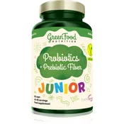 GreenFood Nutrition Junior Probiotics + Prebiotic Fiber podpora prebave za otroke 34 g