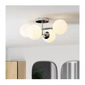 Eglo 902098 - LED kopalniška pritrjena stropna svetilka CASTROVIDO 4xG9/4,2W/230V IP44 krom