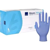 Rokavice nitril l 100/1 barva modra