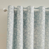 Modre zavese v kompletu 2 ks 229x229 cm Brooke Floral – Catherine Lansfield