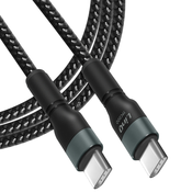 LINQ 60 W USB-C v USB-C kabelska tehnologija za napajanje, dolžina 2 m LinQ - črna, (20649878)