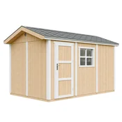 Timbela Vrtna hišica vrhunske kakovosti 8,68 m2 - V252x250x412 cm - s tlemi in bitumenskimi ploščicami - TIMBELA M914-HARVEST HONEY, (5000117189)