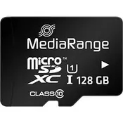 MEDIARANGE Memorijska kartica microSDXC 128GB UHS-1 + ADAP C10 MR945