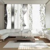 Fototapeta - Parade of orchids in shades of gray - 150x105