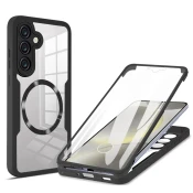 Hibridni Full body ovitek Techsuit ColorVerse 360 MagSafe za Samsung Galaxy S24 Plus - black