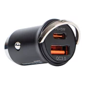 Blow 75-788# avtomobilski polnilec gn.usb+usb-c g50d