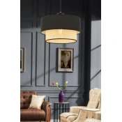 Opviq Luster Echo Hazeran, 30x30cm, Bež-crni