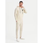 Ombre Mens sweatshirt set unbuttoned sweatshirt + pants