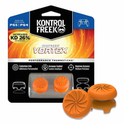 KONTROLFREEK Dodatak - Performance Thumbsticks Vortex, narancasti (PS4/PS5)