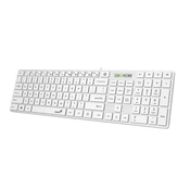 Genius SlimStar 126, tipkovnica, USB, bijela, 31310017414