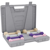 Homestar Set uteži 4 para 05 kg do 2 kg z ohišjem večbarvno