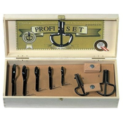Set ustnih brenkal Jews-harp Set Pro Orig. , Črna