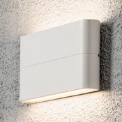 Konstsmide Zunanja stenska svetilka LED Chieri 17 cm bela - Sodobni - Kovina
