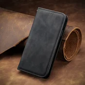 Črna Elegantna Flip torbica (iPhone 14 Plus)