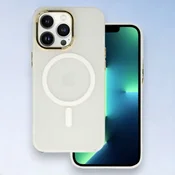Infostyle Ovitek Magnetic Frosted - MagSafe za iPhone 14 Pro Bela/TPU silikon