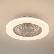 Lindby LED stropni ventilator Vedin, bel, DC, O 49 cm, CCT - Dnevna soba/jedilnica - Sodobni - Plastika