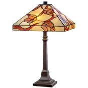 Casa Padrino luxury Tiffany table lamp multicolored 36 x 36 x H. 64 cm - Tiffany desk lamp - Living room decoration lamp - Desk decoration lamp - Luxury Tiffany lights
