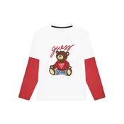 Guess Bluza L4BI13 I3Z14 Bela Regular Fit