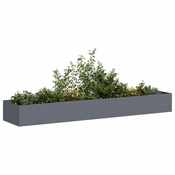 Vidaxl vidaXL Antraciten cvetlični lonec 360x80x40 cm jeklo