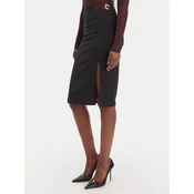Elisabetta Franchi Ravno krilo GO-147-61E2-V320 Črna Regular Fit