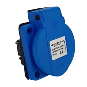 shumee Vtičnica 230 V/16 A IP54 z ozemljitvenim kontaktom, modra, tip E, TpE 6834