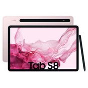 Samsung Galaxy Tab S8 WiFi 128 GB Rose Gold Android 27.9 cm (11 inch) 3.0 GHz, 2.5 GHz, 1.8 GHz Qualcomm® Snapdragon And