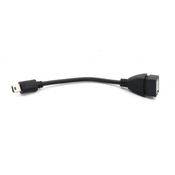 3G (87810) kabl USB mini (muški) na USB (ženski) 10 cm crni