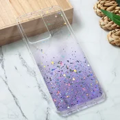 Torbica Silikonska Glitter za Xiaomi Redmi Note 12 4G (EU) ljubicasta