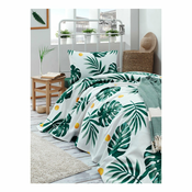 Hanah home Single Prekrivac Monstera, 160x235cm, Zelena