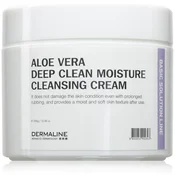 Dermaline Basic Solution Line Aloe Vera Deep Clean Moisture Cleansing Cream globinsko čistilna krema z aloe vero za občutljivo kožo 300 ml