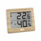 ADE WS1702 Bambusov digitalni higrometer/notranji termometer