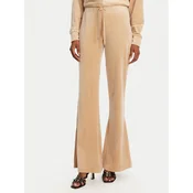 Juicy Couture Spodnji del trenirke Christine JCWBJ125304 Bež Flared Leg