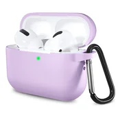 Silikonski ovitek Techsuit za AirPods Pro 1/2 - vijoličen