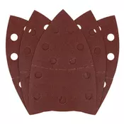 Velcro brusni papir, željezo 102 x 152 mm, P120, 5 kom, s 11 rupa 58T304