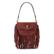 Kurt Geiger London crossbody torbica ženska semišasta OXFORD