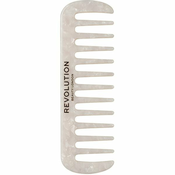 Natura l Curl Wide (Tooth Comb White)