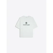 Bershka Majica  pastelno modra / rumena / svetlo zelena / temno zelena