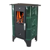 Domofire Kaminska peč Bellino 6 kW zelena