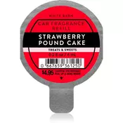 Bath & Body Works Strawberry Pound Cake miris za auto zamjensko punjenje 6 ml