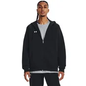 Mikina Under Armour Rival Fleece FZ Hoodie Black/ White XS