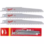 MILWAUKEE Žagin list za sabljasto žago 150x6-3kos, 48001075