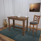 Aberto Design Trpezarijski sto Barra 120x93x60?cm Orah