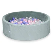 shumee Suhi bazen 130x40 Corduroy Light mint 700 kroglic: prozorna, biserna, svetlo roza, heather