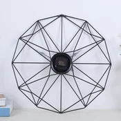Dizajnerska stenska ura MODENA Črna 50cm