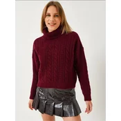 Bianco Lucci Pulover Pullover burgund