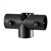 VEVOR Priključek za dovod zraka za dizelski grelec T-oblika 3-smerni zračni ventil 162x90x85 mm črn