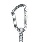 Climbing Technology Lime Set DY Quickdraw Silver Solid Straight/Solid Bent Gate 12.0