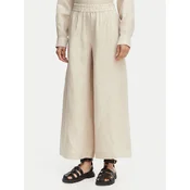 Weekend Max Mara Ohlapne hlače Felino 2615131042 Kremna Relaxed Fit