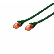 CAT 6, U-UTP patch cord, PVC AWG 26/7, length 7 m, color green